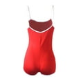 thumbnail image 2 of USSUMA High Waisted Shorts Women Solid Color Running Elastic Sleeveless Camisole Shorts Sexy Hemming Skinny Sports Hip Lifting Stylish Short Pants Jumpsuit Leggings Camisole Flowy Shorts Red Xl, 2 of 6