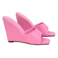 thumbnail image 3 of XY London Womens Otis High Heel Wedge Mules, 3 of 5