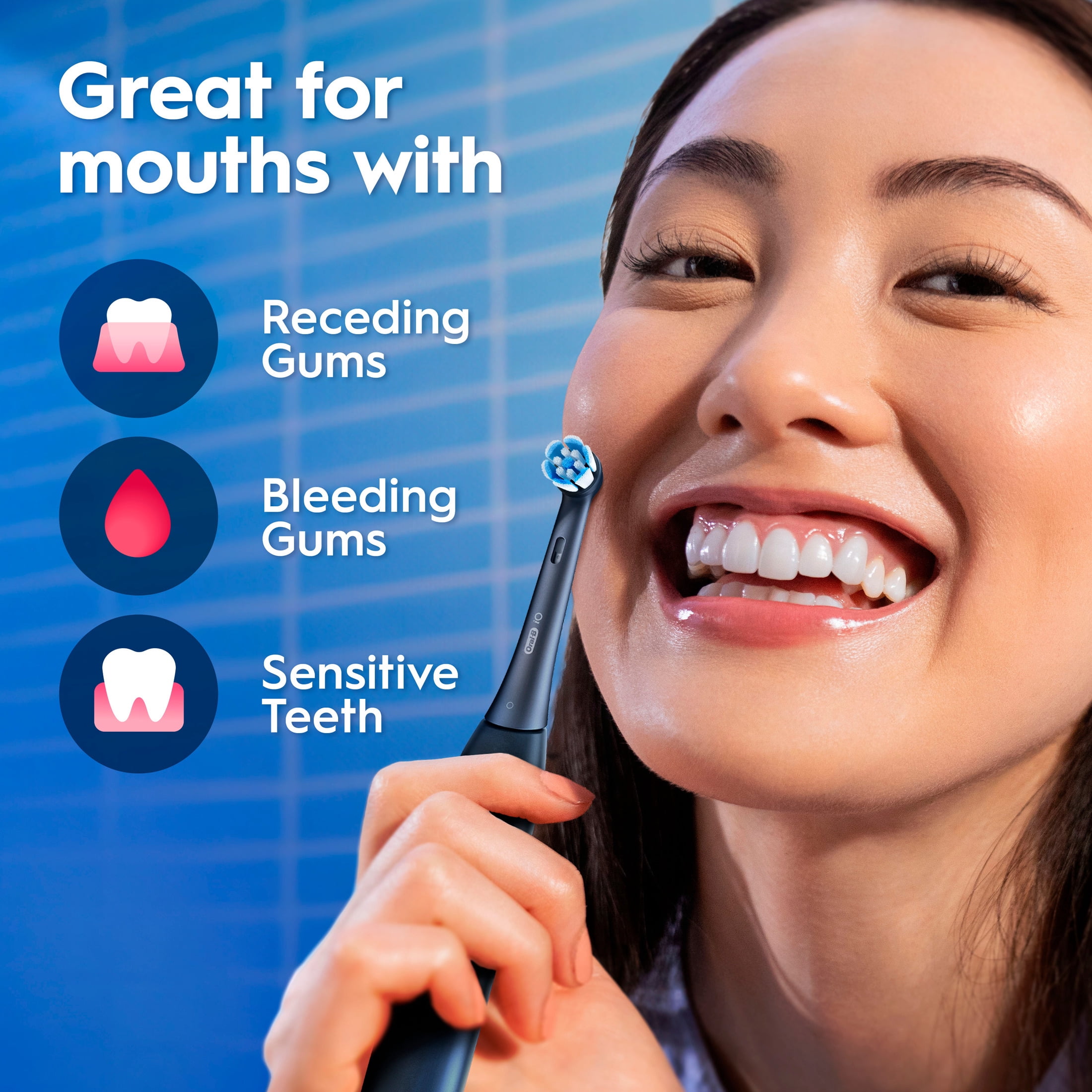Oral-B Toothbrush, iO3 Luxe Electric Toothbrush (1) and (1) Charger for Children & Adults 3+