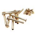 thumbnail image 1 of 10Pcs Golden Book Screws Stud Rivets Belt Bolts Screws Studs Rivets, 10x40mm, 1 of 8