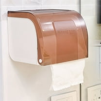 xaoyunyn Wall Mounted Paper Towel Holder No Punch Plastic Tissue Dispenser Modern Design for Bathroom Kitchen and Outdoor Use with Easy Installation