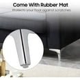 thumbnail image 3 of Patas para muebles de 7 "/17,5 cm, 4 pies de muebles triangulares de diamante de Metal modernos, reemplazo DIY para armario, sofá, silla otomana Adepaton WMZL-816-2, 3 of 5