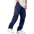 thumbnail image 5 of Hinvhai Hiking Pants Men Lightweight Quick-Dry - Water Resistant Stretch Travel Cargo Pants with Muti Pockets for Outdoor Fishing Navy, 5 of 9