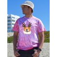 thumbnail image 2 of Happy Corgi Reindeer Antlers Tie Dye Cyclone Men -Image by Shutterstock, Male x-Large, 2 of 4