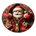 thumbnail image 1 of TIELUTT 3D Visual Rug Santa Up Design Festive Doormat for Xmas Indoor Extra Large Blanket for Couch the Carpet Basement Rugs for Floor Decorative Throw Blanket for Bed Throw Blankets for Couch, 1 of 8