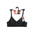 thumbnail image 6 of Hanes Womens Wireless T-Shirt Bra, Cooling Comfort Convertible Bra, Moisture-Wicking, 6 of 11