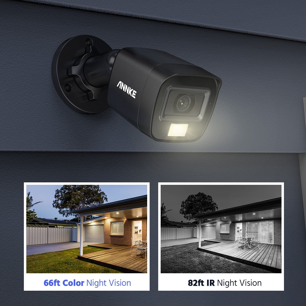 ANNKE 3K Security Camera, Home Security IP Cam with 2.8mm Lens, Built-in Mic, 114° FOV Wide View Angle, Smart Dual Light Color Night Vision, Human/Vehicle Detection, Built-in microSD