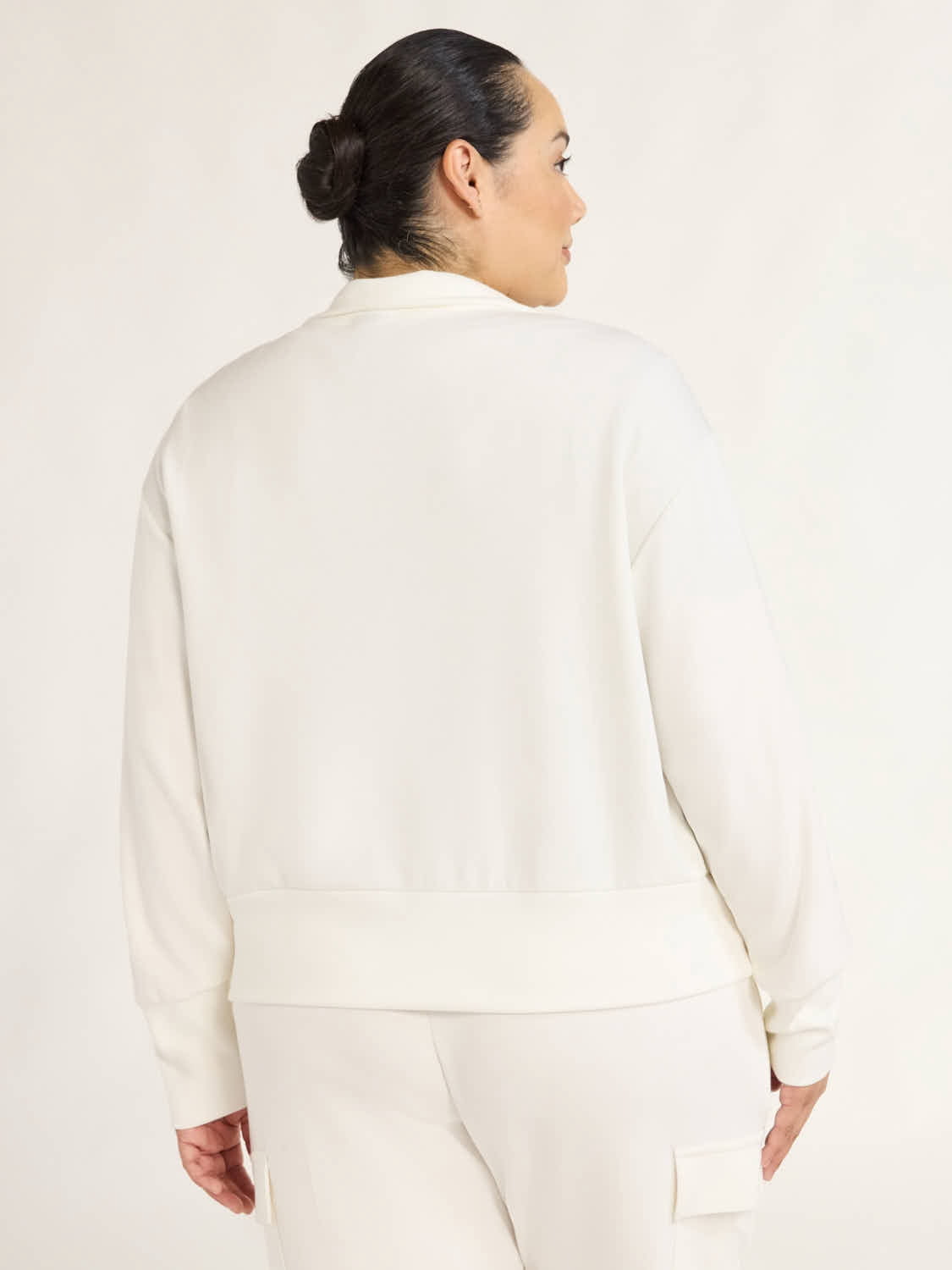 Scoop Women’s & Women's Plus Ultimate ScubaKnit Half Zip Sweatshirt, Sizes XS-4X