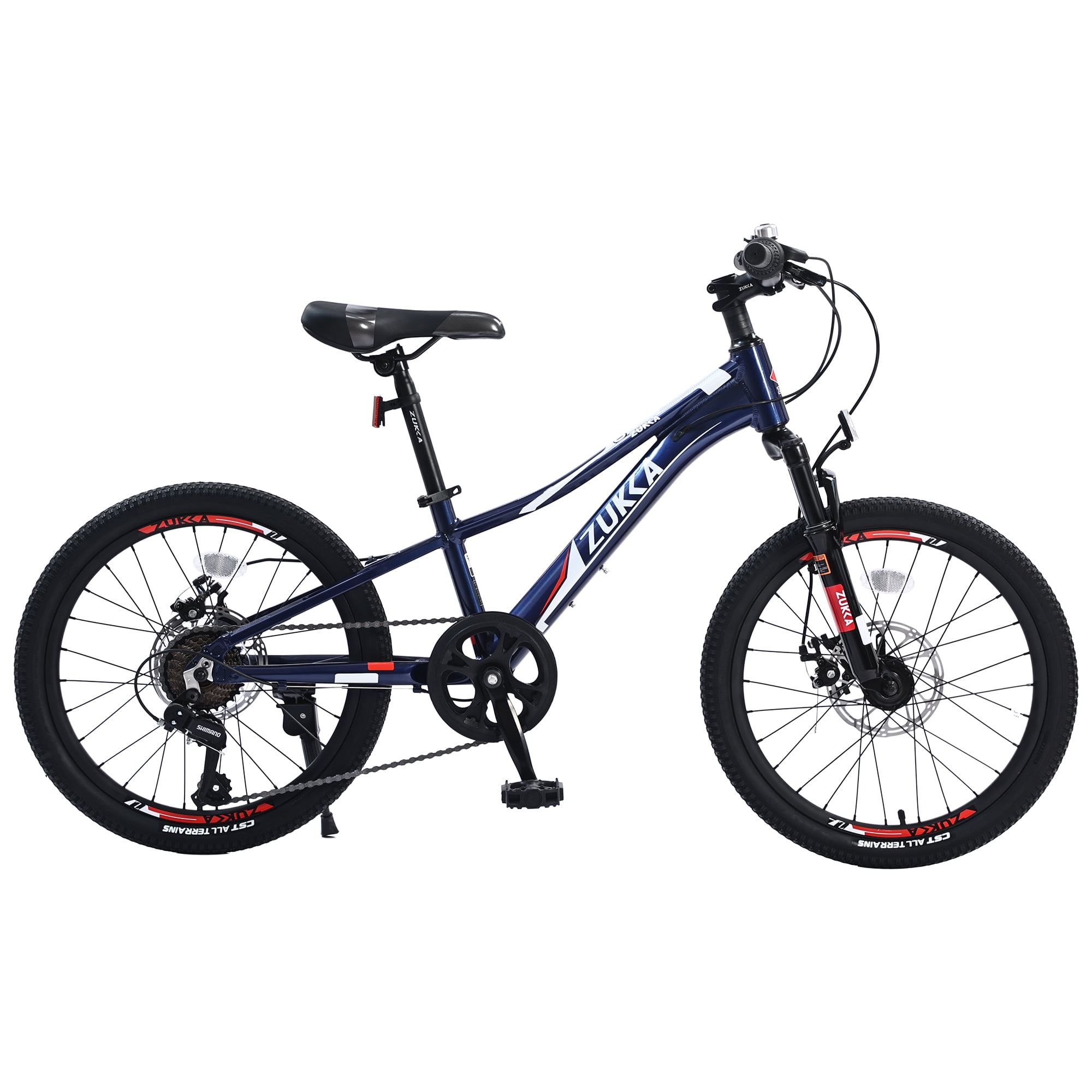 ZZZQ 24 inch Mountain Bike Shimano 7Speed Bike for Adults, Boys and