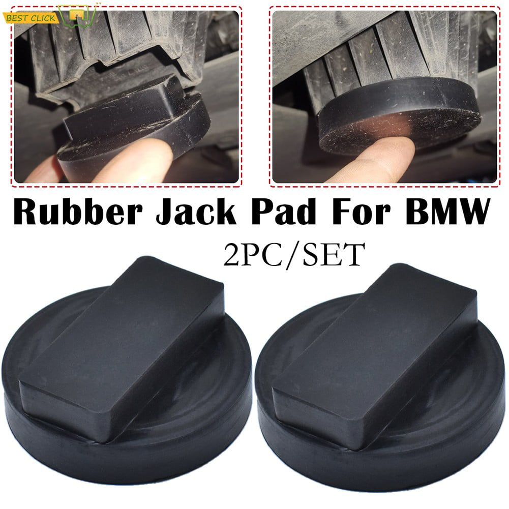 2Pcs Car Rubber Jacking Jack Pad Adapter Tool Fit For BMW Seriers Mini Pretty 