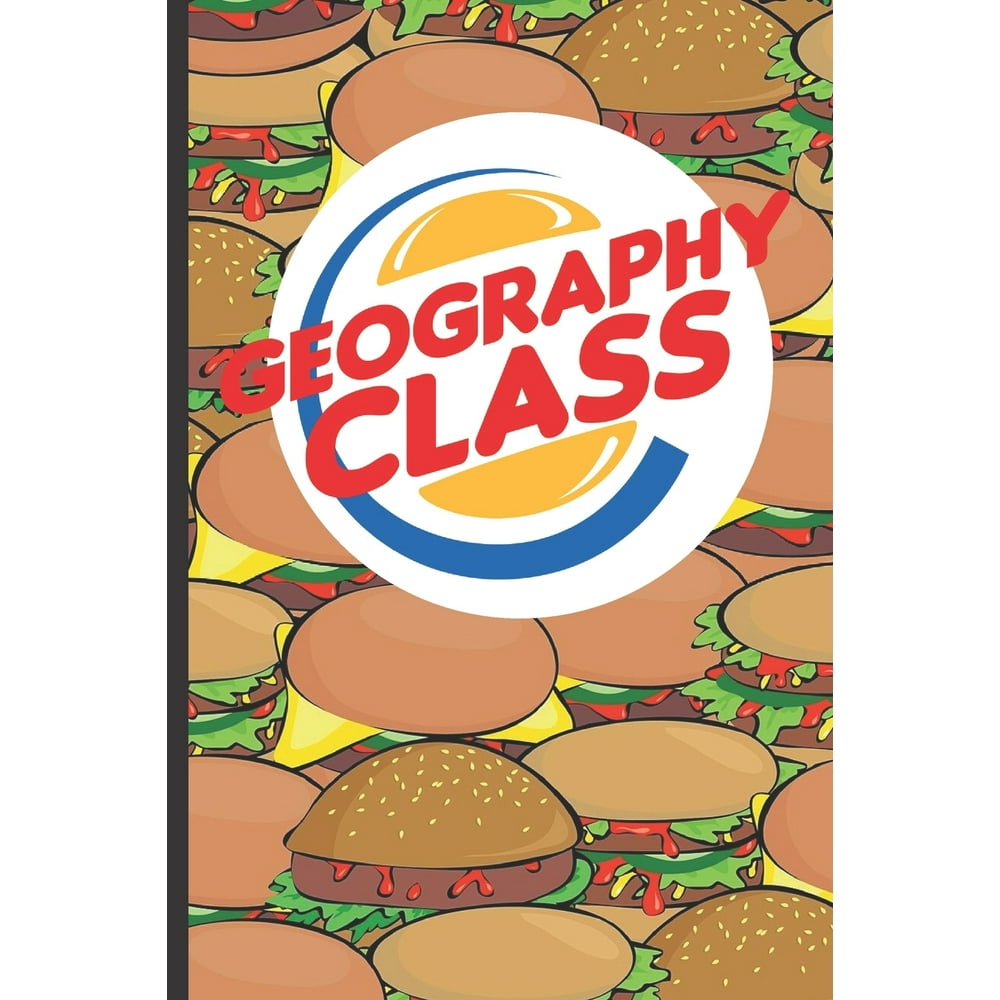 Geography Class School Subject Notebook, 6x9 120 page lined paperback