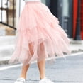 thumbnail image 2 of JUMEYU Newborn Tutu Baby Girls Tutu Skirt with Diaper Cover,Soft Tulle Skirt Infant Skorts 5T 6T (Pink,5-6 Years), 2 of 4