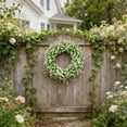 thumbnail image 6 of COM1950s Artificial Spring Wreath, Colorful Flower Wreath for Front Door Hanging, Indoor Outdoor Home Decor Wreath for Garden Gate Wall Decoration, 6 of 7