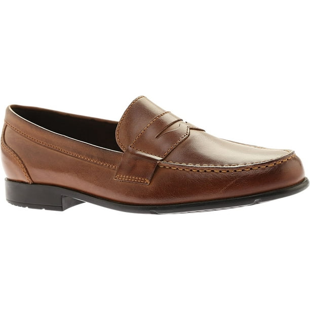 rockport leather penny loafer