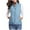 Light Blue, variant on Hvyesh Women's Puffer Gilet Sleeveless Jacket Winter Warm Vests V Neck Full Zipper Jackets with Pocket Quilted Waistcoat Winter Slim Fit Vest for Ladies