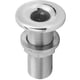 thumbnail image 1 of Conector de acero inoxidable para casco pasante de barcos y yates, junta de salida de manguera de 1/2 pulg., 1 of 8