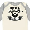 thumbnail image 4 of Inktastic I Have a Fuzzy Daddy Beard Boys or Girls Long Sleeve Baby Bodysuit, 4 of 5