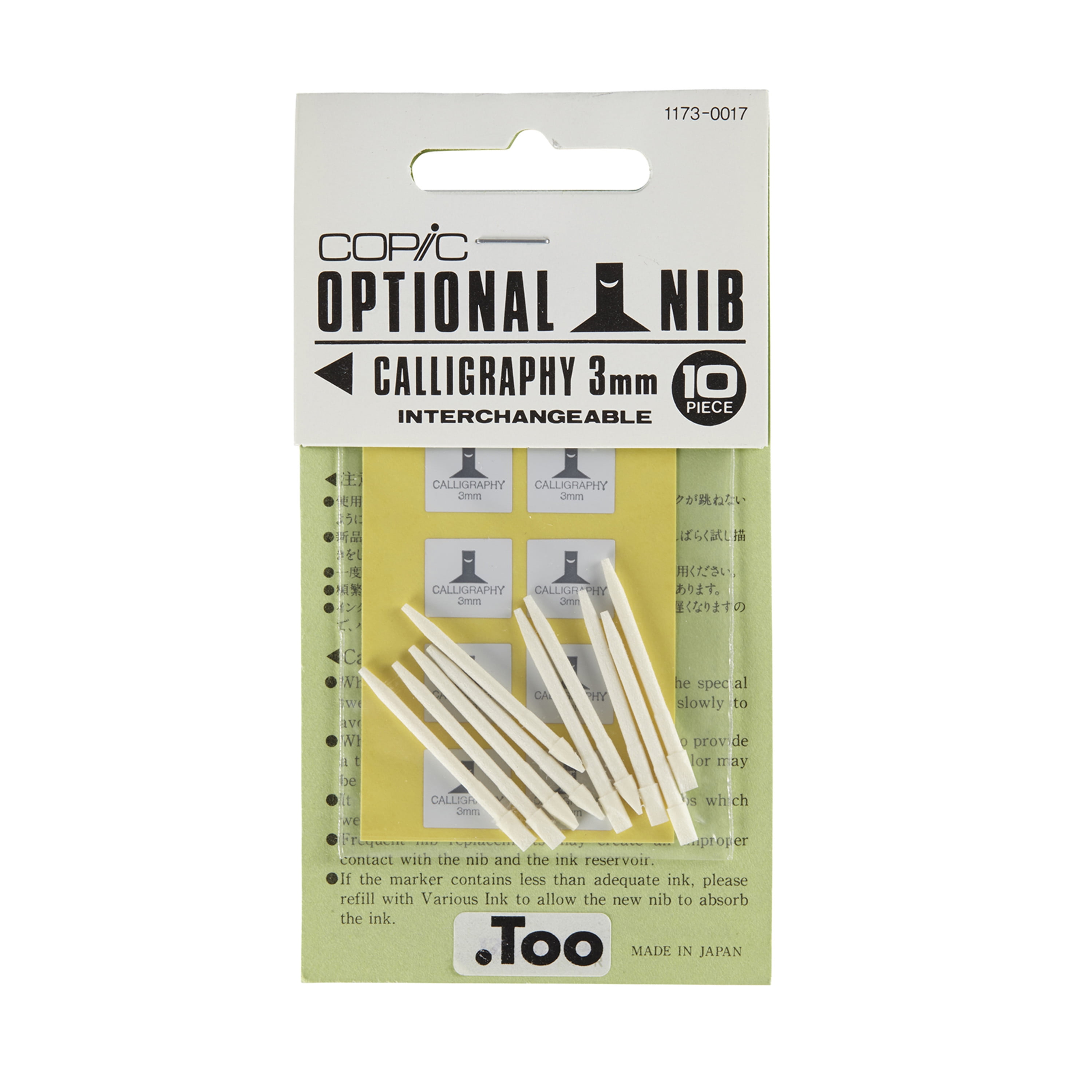 Copic® Marker Nibs, Copic® Small Nib (10/Pkg.), Calligraphy 3mm