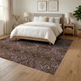 thumbnail image 3 of ODIKA Pink Leopard Distressed Print Vintage Spotted Decorative Flannel for Queen Size Bedroom, Under Bed, Master , Foldable Easy Care, 3 of 7