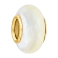 thumbnail image 4 of Ross-Simons 12x6mm Mother-Of-Pearl Bead Charm in 18kt Gold Over Sterling, Women's, Adult, 4 of 7