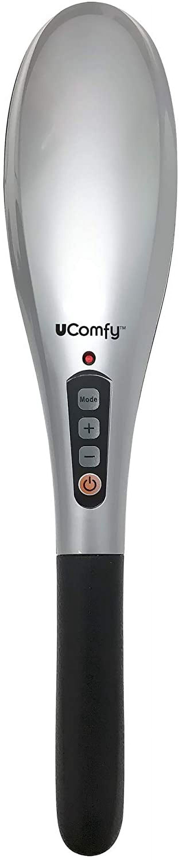 uComfy Pro, Rechargeable Handheld Deep Tissue Percussion Massager for Back, Neck, Shoulders, Leg, Foot and Sore Muscle Therapy with Electric Charging Stand and Massaging Heads, As Seen On TV