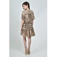 thumbnail image 3 of Vestido corto estampado clasico Roman Fashion /Juvenil, 21454 (Cafe) cafe M, 3 of 5