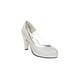 thumbnail image 1 of ZAPATILLAS TACONES VESTIR LEON MUJER DAMA PLATA GLITTER 9656 Leon 9656, 1 of 3
