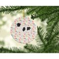 thumbnail image 2 of Landseer Merry Christmas Ceramic Ornament 2.8 in x 2.8 in, 2 of 3