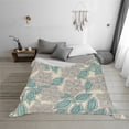 thumbnail image 2 of YFYANG Lightweight Warm Flannel Blanket, Vintage Floral Graffiti Throw Blanket for Bed, Sofa, Travel, Camping, 40"x30", 2 of 7