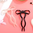 thumbnail image 3 of OFFIGAM 2-Pack French U-Shaped Hair Pins with Bow Design for Women, Perfect for Buns, Updos, and Hair Styling Accessories, 3.93x2.63x0.04in, 3 of 10