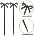 thumbnail image 3 of Decorative Food Picks - 40 Black Bow Skewers for Appetizers, Fruit, Cheese, Cocktail Garnishes, 3 of 8