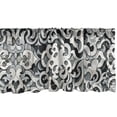 thumbnail image 3 of Ambesonne Oriental Window Valance, Mosaic Design Curlicue Art, 54" X 18", Pale Slate Blue Ivory, 3 of 5