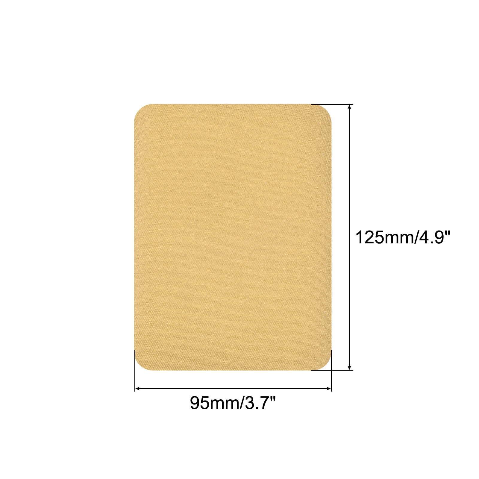 Unique Bargains Fabric Iron-on Patches for Clothes Hole Repairing and Decoration Khaki
