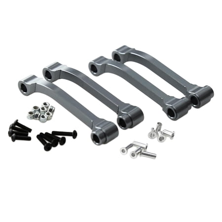 Set of 4 56mm Arm Replacement Accessories Upgrade Parts Aluminum Alloy /14 Tractor Truck Series 56303 56314 56309 56322 , Titanium