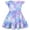Purple, variant on Girls Dresses Ruffle Sleeveless A-Line Cute Church Dress Flutter Hem Butterfly Sundress with Belt 7-13 Years