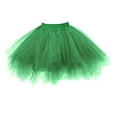 thumbnail image 5 of Hontri Skirt, Woman Tutu Skirt Princess Puffy Irregular Color Skirt Halloween Skirt Support Rock Festival Skirt Black Xxl, 5 of 7