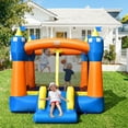 thumbnail image 2 of Costway Inflatable Bounce House Kids Magic Castle w/ Large Jumping Area Without Blower, 2 of 10