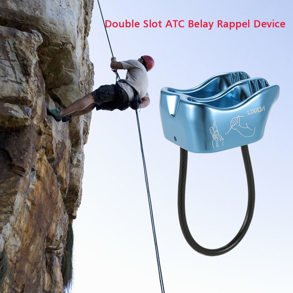 Belay Device V Grooved For Climbing Abseiling Rappelling Rope