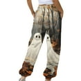 thumbnail image 5 of QATAINLAV Jogger Pants for Women Baggy Cinch Bottoms Trousers Drawstring Waist Sweatpant with Pockets Novelty Graphic Print Halloween Costumes Sales for Today Multicolor L, 5 of 6