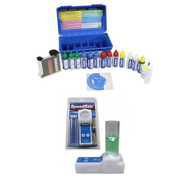 Taylor Complete Pool Water Test Kit   Magnetic Stirrer Speedstir Start Up Kit