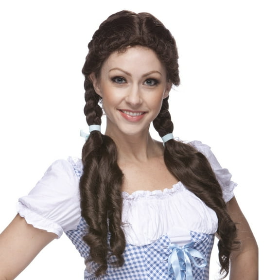 Sepia Costume Dorothy Synthetic Wig Brown