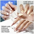 thumbnail image 5 of Gellen Cool Tone Gel Nail Polish, 6 Colors Brown Nude Pink Yellow Gel Polish Set, No Wipe Soak Off Glossy UV Gel for Women DIY Nail Art Salon Manicure, 10ml/0.33oz, 5 of 8