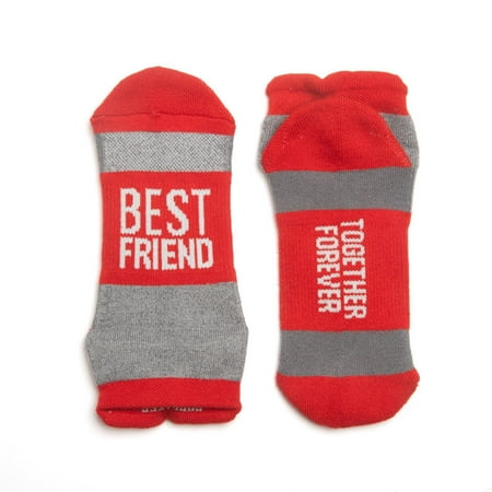 

Inspirational Athletic Running Socks | Women s Woven Low Cut | Inspirational Slogans | Over 25 Styles (Best Friend)