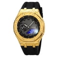 thumbnail image 1 of SKMEI 2471 Golden Multifunctional Silicone LED Luminous Waterproof Sports Watch with Electronic Movement, 1 of 7