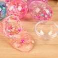 thumbnail image 4 of Lubelski DIY Slime Toy Stretchy Non-sticky Egg Style Faux Pearl Crystal Cloud Anti-stress Vent Toys Colorful Transparent Slime Clay Playing Toys Kid Toy Gift, 4 of 7