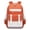 Orange, variant on Ombre Gradient Backpack Lightweight Adjustable Straps Casual Elementary Middle School Daypack