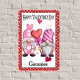thumbnail image 3 of Feliz Día de San Valentín Lindos Gnomos con Corazón Letreros Metálicos Vintage Decoración del Hogar Letrero de Metal Placa de Pared 12x8, 3 of 3