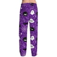 thumbnail image 5 of Satingcolo Mens Pajama Pants Soft Lightweight Men's Pajama Bottoms Sleep Lounge Pants For Men With Halloween Printed, 5 of 7