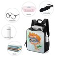 thumbnail image 3 of Bubble Guppies Noony Backpack School Bag Multipurpose Daypack Bookbag Satchel Oxford Cloth Adjustable Rucksack, 3 of 6