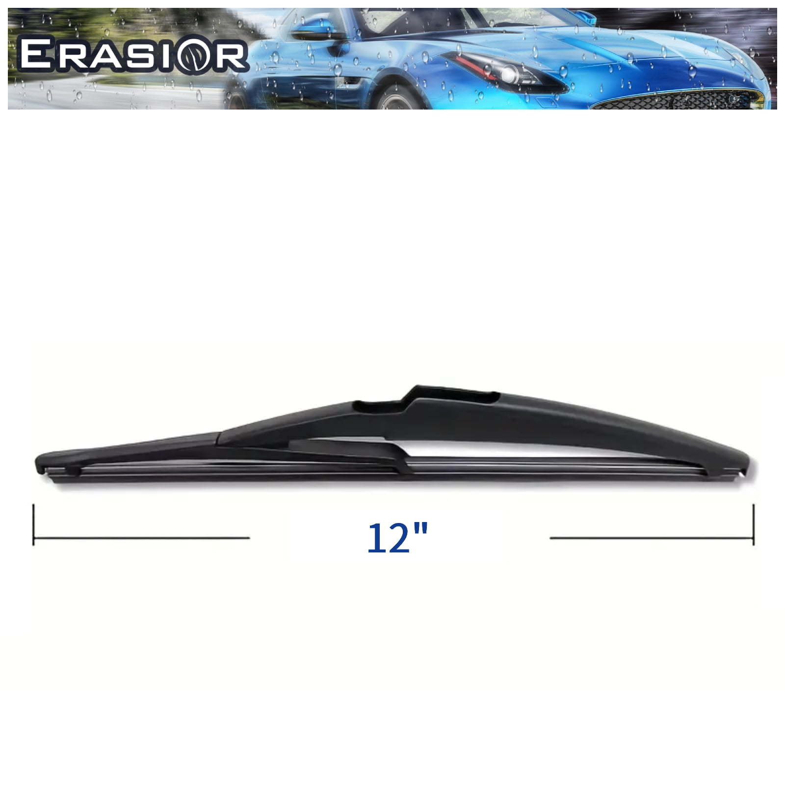 Erasior Front & Rear Windshiled Wiper Blades Fit For Jeep Wrangler 2007-2017, Set of 3, 14"+14"+12L, Y22B7W0S